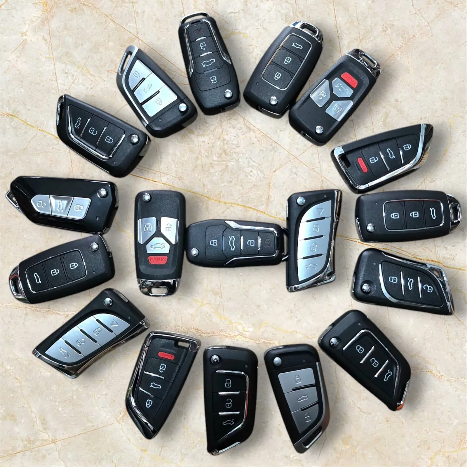 Các mẫu chìa gập có remote